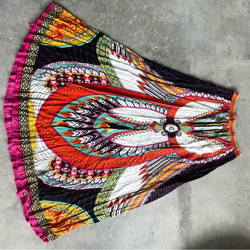 Graphics Maxi Skirt - Picture 5 of 8